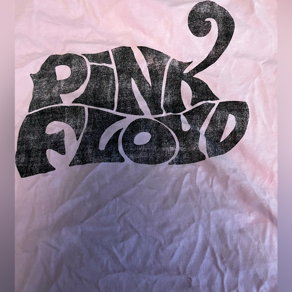 pink flood oversized graphic tee